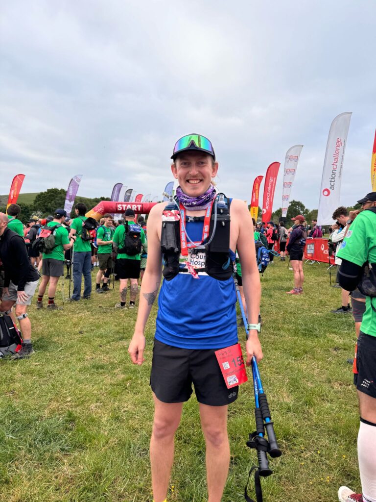 Harry Robinson completed the 82KM challenge for the Jurassic Coast Challenge 2025