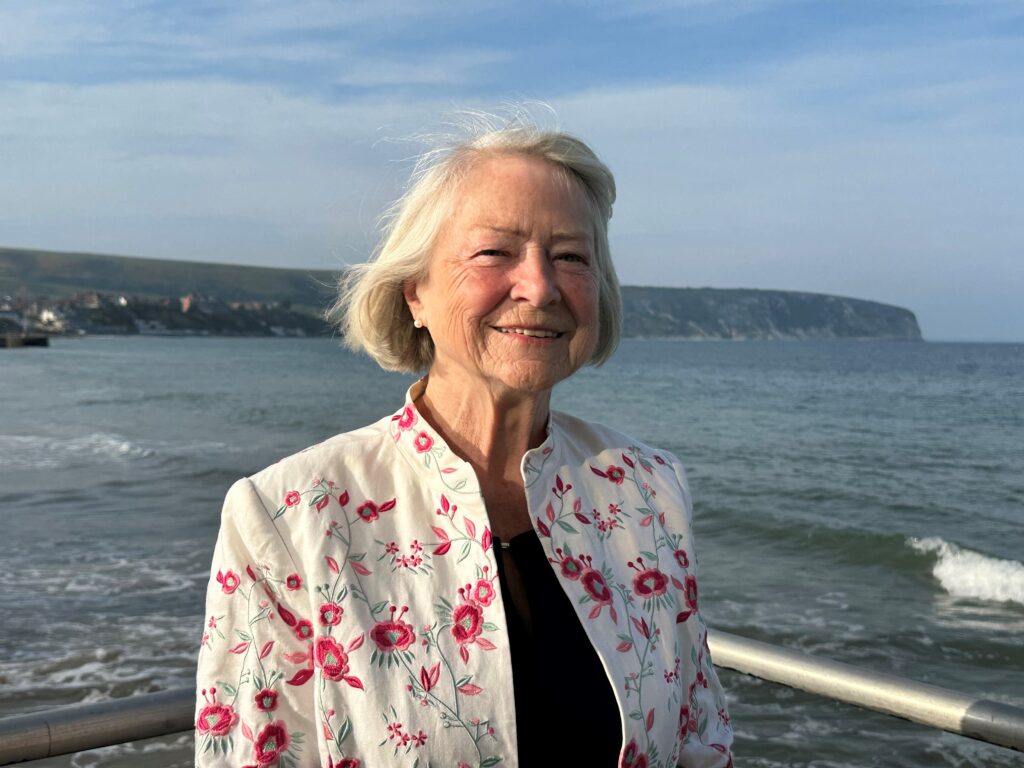 Appeal Patron Kate Adie in Swanage April 2025