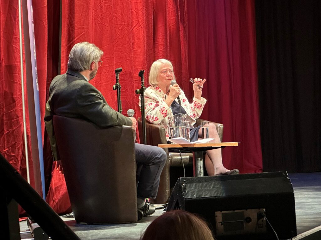 In Conversation with Kate Adie at the Mowlem Theatre, Swanage.