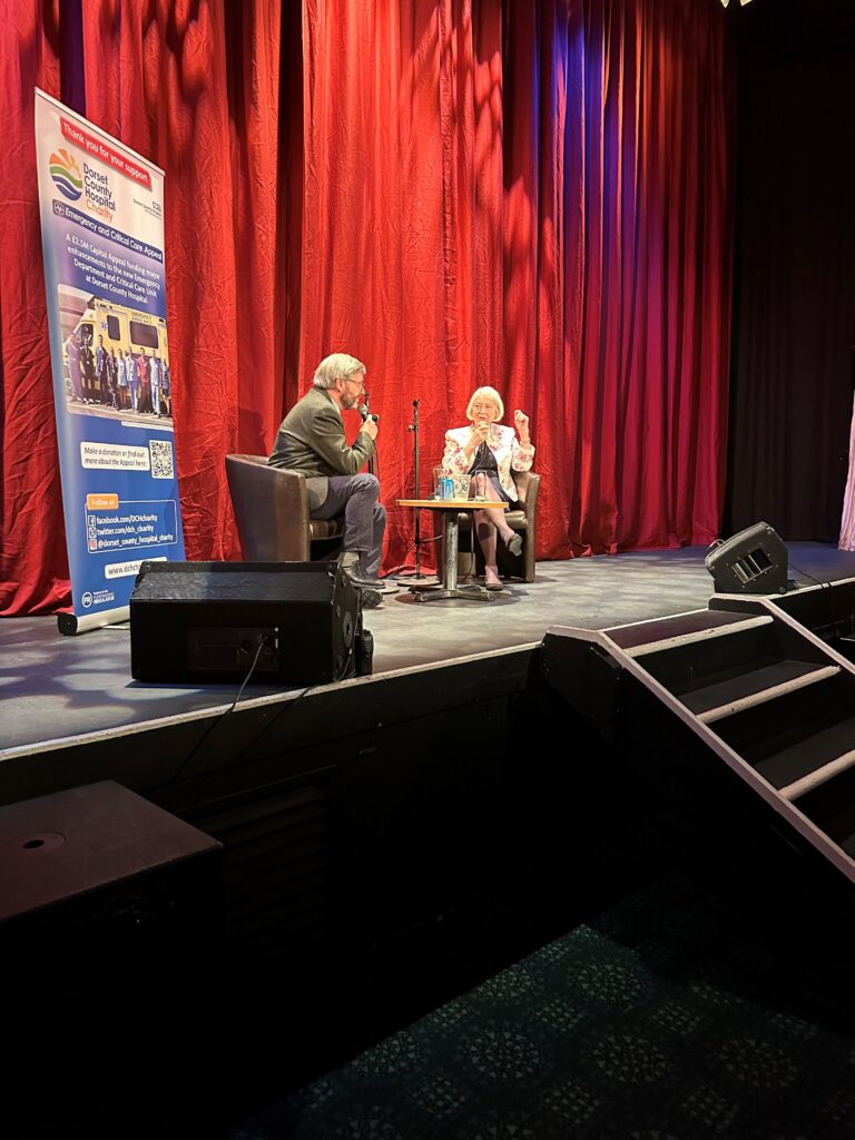 In Conversation with Kate Adie at the Mowlem Theatre, Swanage.