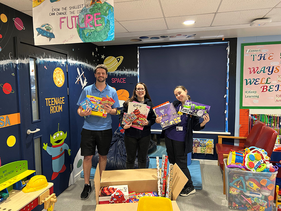 Babcock Christmas donations to Kingfisher