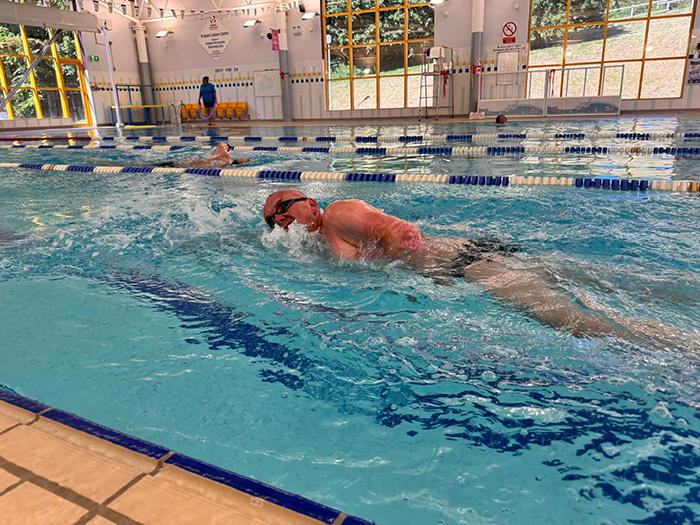 Dave Underwood Swimming 100km