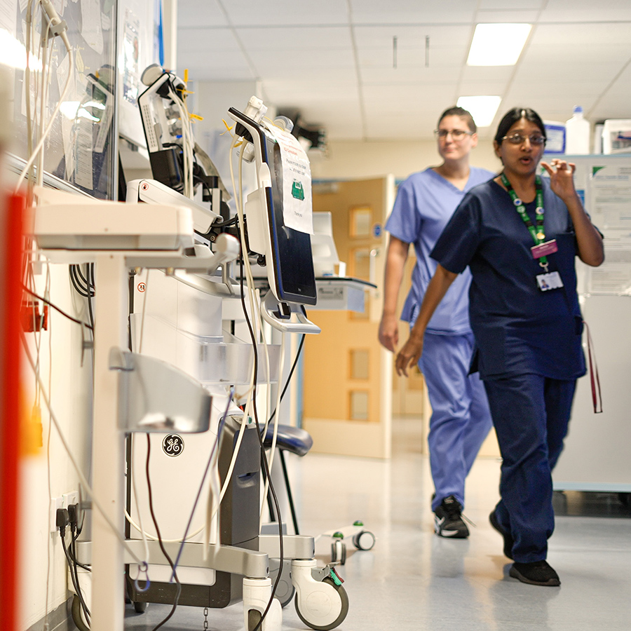 image of nurse on unit